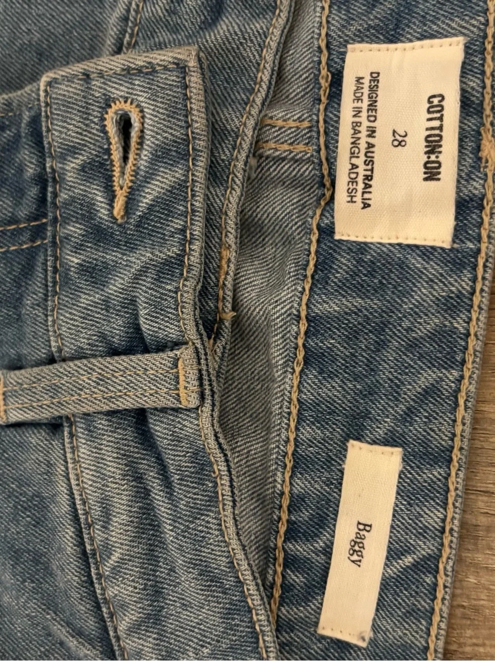 Cotton On Men's Light Blue Straight Jeans